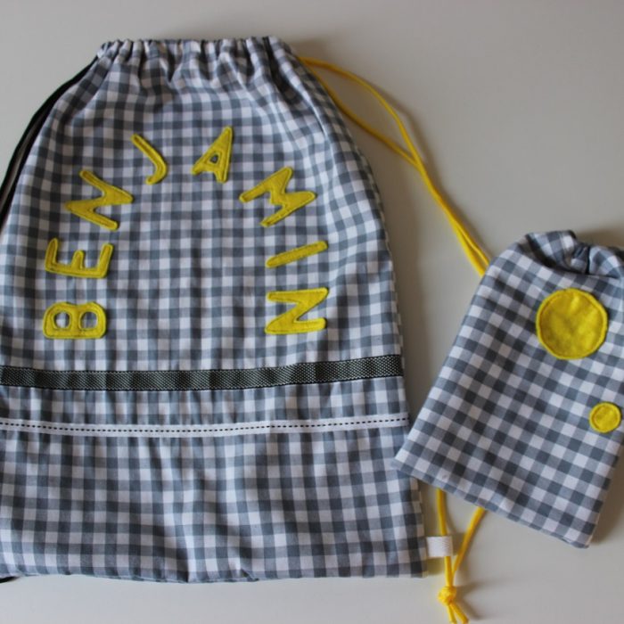 Rugzak en knikkerzak